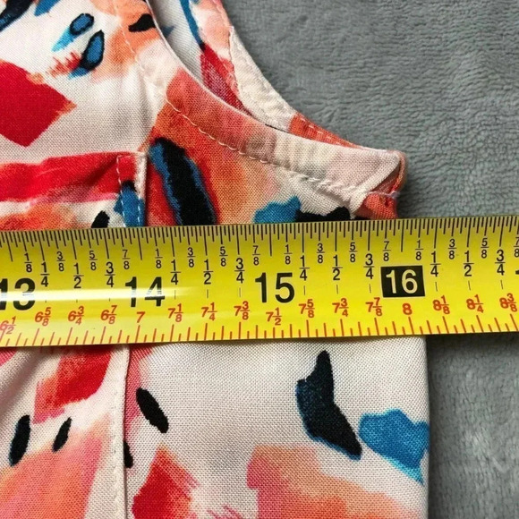 Jak & Rae Sleeveless Button Down Rayon Blouse Size XS - Picture 5 of 7